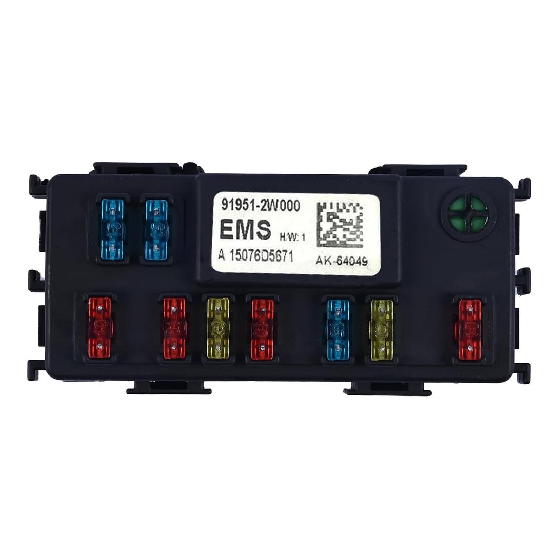 Engine Fuse Box Relay Module 91951-2W000 919512W000 Compatible with Hyundai Santa Fe 2015-2018 Fusebox Eng Module System