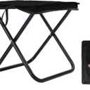 Camping Stool Portable Pocket Handbag Stool, Collapsible Chair Folding Stool for Adults Holds 275lbs, Small Camp Seat for Camping (1 PC)