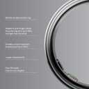 Oura Ring 5 - Silver - Size 8 - World’s Smallest Smart Ring - Sleep, Activity, Women’s Health, AI Advisor, 1 Week of Battery Life, Size Before You Buy, Android & iOS Compatible