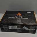 GOTOBI Men's Heated Jacket with 12V 18400mAh Battery Pack, Winter Thermal Hooded Work Coat for Men with Sherpa Lining