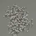 ElectricWise 200 Pcs Twinkle Christmas Tree Light Replacement Bulbs, 2.5 Volt Incandescent Christmas Tree String Bulbs with Base for Indoor Outdoor Xmas Decor (Warm White,White Base)