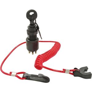 5005801 Boat Ignition Key Switch & Safety Lanyard Assembly for OMC Johnson Evinrude 40-200HP Outboard Motor 175974