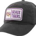 ZHATS Men's Standard NCAA Officially Licensed Hat Scholarship Patch Charcoal Defer