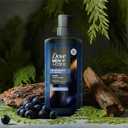 DOVE MEN + CARE Blackcurrant + Cedarwood Plant-Based Moisturizing Body Wash for Men, 26oz