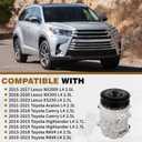 883100R040 Air Conditioner AC Compressor with Clutch Compatible with Lexus ES250 2021-2023 NX200t 2015-2017 NX300 2018-2021 Toyota Avalon 2021 Camry 2018-2023 Highlander 2014-2019 198307