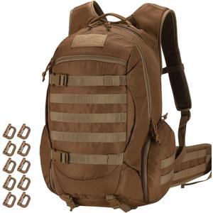 35L Motorcycle backpack for Men, Tactical Backpack, Military Backpack (Khaki)
