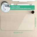 NATRKE Clear Desk Mat, 47.2"x23.6" PVC Transparent Pad, Protector Mat with Round Edge, Heat Resistant & Waterproof Clear Desk Writing Pad, Non-Slip Plastic Desk Pad for Desktop Home