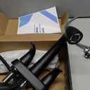 Ultimate Unicorn Matte Black Bathroom Sink Faucet - 4 Inch Centerset Pull Down Vanity Faucets 3 Hole with Pop Up Drain - Two Handle Modern Washbasin Tap Set with Pull Out Sprayer for Rv Restroom