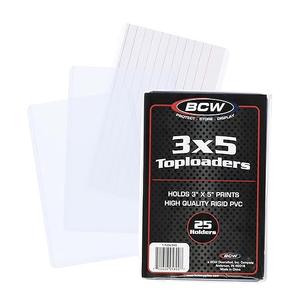 BCW 3x5 Topload Holder - Pack of 25 | Premium PVC Card, Photo, and Print Protection | Ideal for Index Cards, Photos, Prints | Crystal Clear Display, Archival Quality | Protective Toploaders
Currently unavailable.