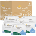 HealthyBaby Non-Toxic Diapers for Sensitive Skin - Size 1, 198 Count