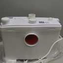 900W Advanced Macerator Toilet Pump with 4 Water Inlets for Sink/Shower/Washer/Kitchen, 39.3ft Top & Side Fast Drainage, Sewage Grinding Pump for Household Commercial Heavy-duty Use, 1.2HP