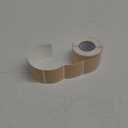 MUNBYN 2.25"x1.25" Thermal Sticker Labels, Brown Self-Adhesive Barcode Label Paper for Direct Thermal Printer and Business, Multi-Purpose Rectangle Address Shipping Mailing Stickers,1000 Sheets/Roll