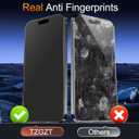 TZGZT (Anti-Blue Light) 3 Pack for iPhone Air Matte Screen Protector Tempered Glass Film Accessories, Camera Lens Protector for 17 Air, Case Friendly, Install Kit, Anti-Glare & Anti-Fingerprint, 9H+