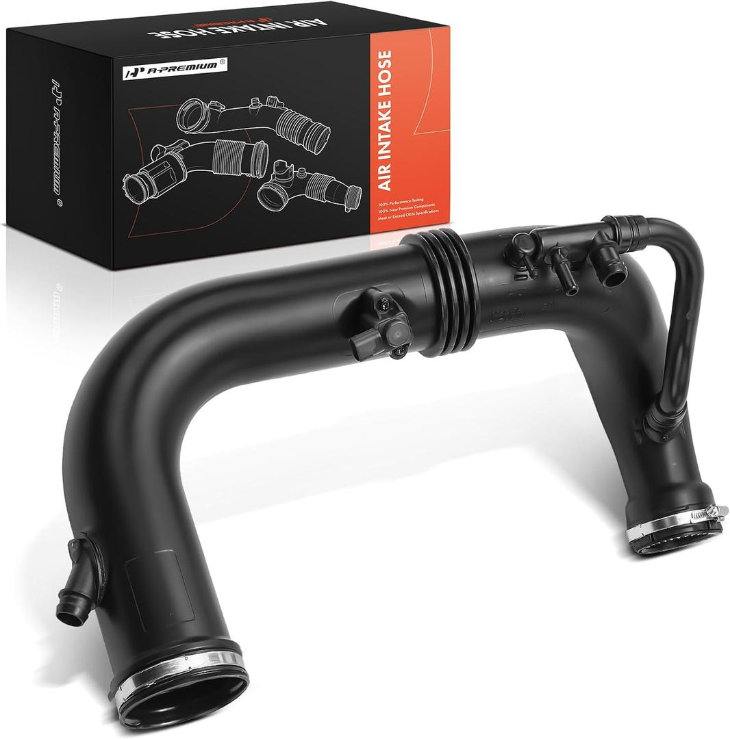 A-Premium Engine Air Clean Intake Tube Hose W/Clamps Compatible with Mercedes-Benz C180 E200 E220 E250, 2006-2016