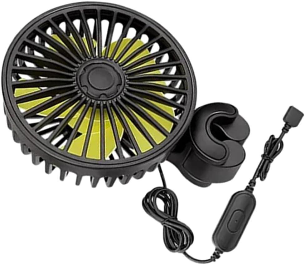 Riloer 12V Powered Car Fan, 90 Rotation 3 Speed Quiet, Portable Vehicle Cooling Fan Universal Serial Bus Powered Compatible with Cars, SUVs, RVs 1 PC Riloer 12V Powered Car Fan, 90 Rotation 3 Speed Quiet, Portable Vehicle Cooling Fan Universal Serial Bus Powered Compatible with Cars, SUVs, RVs 1 PC