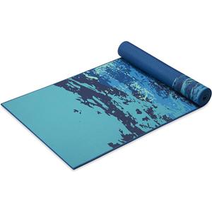 Gaiam Yoga Mat - Premium Print Reversible Extra Thick Non Slip Exercise & Fitness Mat for All Types of Yoga, Pilates & Floor Workouts