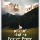 Giftgarden 16x20 Picture Frame White, 16 by 20 Thin Poster Photo Frame for Wall Display, Single