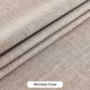 Fitable 2 Pack Faux Linen Rectangle Tablecloths: Waterproof Stain Resistant Wrinkle Free Textured Table Cloth, Washable Burlap Fabric Table Cover for Kitchen Dining Party, 52x70 Inch, Nature
