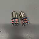 EBAIFUN 12V Red 1156 1141 BA15S LED Brake Light Center High Mount Stop Light 7506 3497 1129 1003 5008 67 97 63 Single Filament Base Replacement Bulb for Car Truck Motorcycle RV Trailer Camper 2-Pack