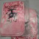 2 x Upgraded Universal Car Center Console Cover, Microfiber Leather Armrest Cover with Storage Bags, Car Armrest Cushion, Comfortable and Durable Interior Accessory for Most Vehicles, Black Cat