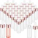 Didaey 200 Pcs Mini Glass Oil Dropper Bottle Bulk, Clear Essential Small Empty Bottles Sample Containers Perfume Liquid Vials with Cap for Traveling (5 ml,Rose Gold)