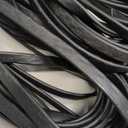 BUSOHE Cat 8 Ethernet Cable 60 FT, 40Gbps 2000MHz Cat8 High Speed Flat Internet Network Patch Cord, SFTP Shielded LAN Wire with Gold Plated RJ45 Connector, with Clips, Outdoor Indoor- 60FT Black