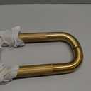 Shower Grab Bar, 2 Pack 24 Inch Gold Bathroom Grab Bar, 1.25" Diameter 304 Stainless Steel Anti-Slip Grab Bars for Bathtubs and Showers, Handicap Shower Grab Bar for Seniors Elderly