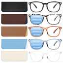 BLS BLUES Reading Glasses for Women/Men, Bifocal, Progressive, Readers for Women/Men, Eye glasses, Blue Light Reading Glasses, Cheaters, Eyeglasses