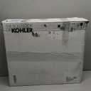 Kohler PureWash M300 Manual Bidet Toilet Seat, Elongated & Low Profile, Non-Electric, Adjustable Water Pressure, Frontal & Rear Wash, Self Cleaning, White, Chrome Handle