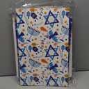 Qilery 24 Pieces Hanukkah Gift Boxes Set Hanukkah Party Decorations Blue and White Gift Wrap Boxes 4 Sizes Menorahs Star of David Dreidels Stripe Patterns