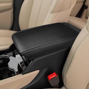 INTGET Car Center Console Armrest Cover for Jeep Grand Cherokee 2022 2023 2024 2025/Grand Cherokee L Accessories 2021-2025 Arm Rest Box Dog Seat Cover Console Lid Protector(Carbon Fiber Texture)