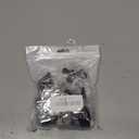 ZRFCXE Window Locks,8 Pack Sliding Window Locks with Key for Vertical & Horizontal Sliding Windows Doors,Easv to Install,Adjustable Security Window Lock for Patio Bedroom Home and Office (Black)