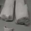 Qinyoung White Ceramic Bud Vase Set of 8, 8'' Small White Flower Vase for Centerpieces Floral Decor for Wedding Party Dining Table Home Decoration(Trendy)