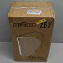 CEROELDA 3 Pack Bathroom Waste Can with Lid, 10L/2.6 Gal Small Garbage Can with Press Top Lid, Slim Plastic Waste Basket for Toilet, Office, Bedroom (Muti 1)