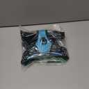 PHOEPET No Pull Dog Harness Medium Reflective Front Clip Puppy Vest with Handle,Adjustable 2 Metal Leash Attachment Hooks(M, Blue)