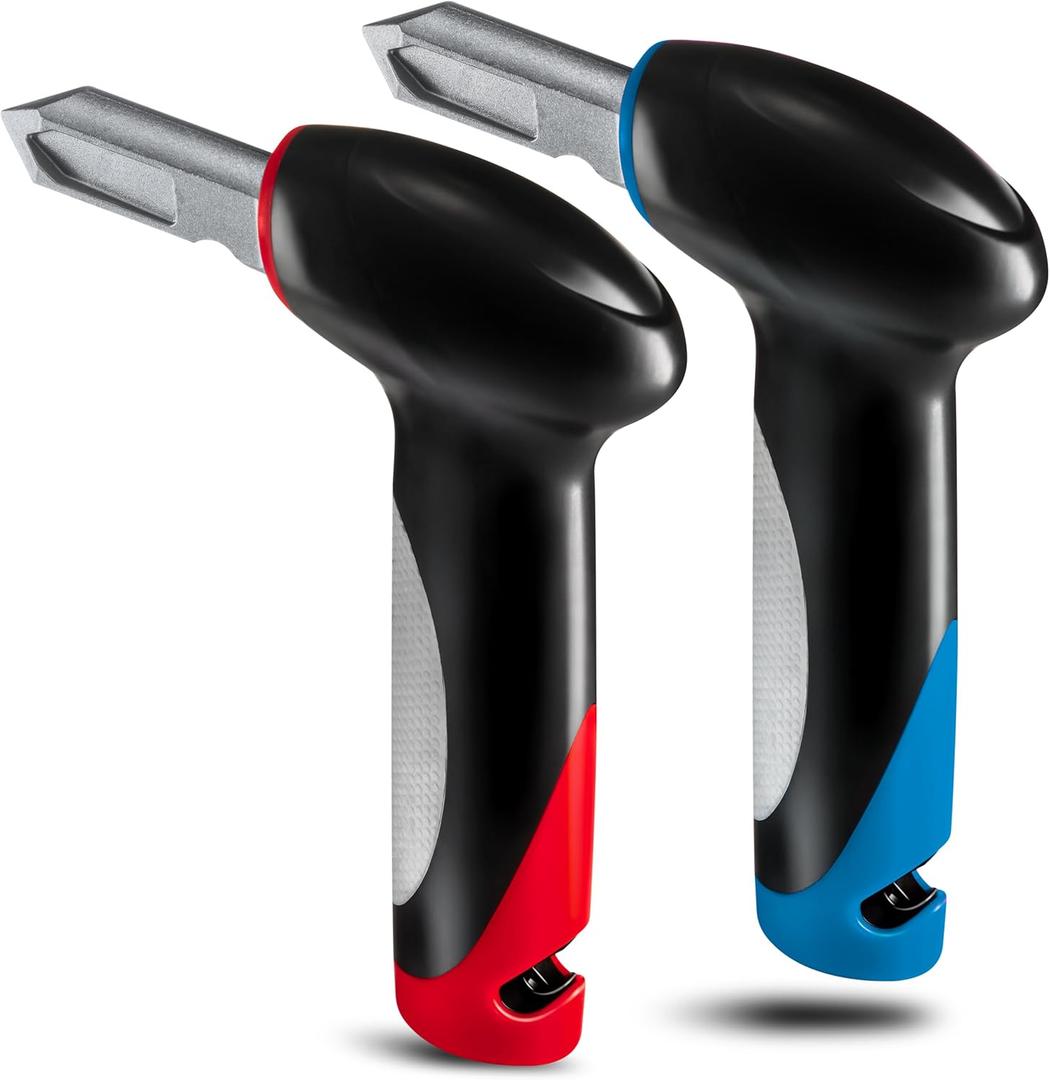 2 x Medical king Car Door Handle for Elderly (2 Pack) Assist for Elderly Assist Support Handle Multifunctin for Seniors and Handicapped 3 in 1 Seat Belt Cuter and Windo Braker Hammer