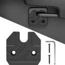 Sun Visor Repair Kit Fits for Dodge RAM 1500 Trucks 2019-2026, 1 Pack Aluminum Black Sun Visor Clip, Car Sun Visor Fixer, Truck Visor Clip Fix Kit, Visor Clips for Cars, Dodge Ram 1500 Accessories
