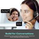 Wantek Headset with Mic, USB Headset with Microphone for PC, Computer Headset with Noise Canceling Microphone with Mute for Home Office Online Skype Zoom Meetings