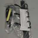 Encozy Over The Door Hooks, Coat Rack for Hanging Clothes Hat Towel (Heavy Duty Black 1pcs)