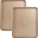 Nonstick Baking Sheet Pan Oven Set for Kitchen Cooking, 13 inch Cookie Sheet Bake for Home Goods Baking Dishes, Walooza Carbon Steel Roast Pan Non Stick Bakeware Trays, Baking Supplies Essentials Sets