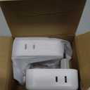 2 Pack European Plug Adapter USB C, TESSAN US to Europe Adapter 4 Outlets 3 USB Charger, Type C International Power Adaptor to Italy Spain France Portugal Iceland Germany, Europe Travel Essentials