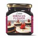 Pack Of 8 Edible Hibiscus Flowers Packed In Glass Jar, Dessert Topping, 100% Natural with NO Artificial Color & NO Preservatives, 250G, 8 Flowers, Best By DEC 2026