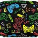 Kids Toiletry Bag for Boys, Cute Small Video Games Wash Bag for Little Young Boys Waterproof Cosmetic Weekender Bag Toddler Traveling Toiletries