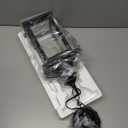 FEMILA Outdoor Pendant Lights for Porch, Exterior Hanging Latern Outdoor Hanging Light Fixture, Black Finish with Clear Glass, 4FD54H BK (13.6")