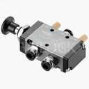 4R210-08 Push Pull Valve 5/2 Way 1/4"NPT Air Valve for Cylinder