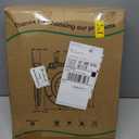 Potty Training Seat Built-in Toilet Seat, Round Toilet Seat 16.5inch with Baby Seat 2 in 1 Soft Close Quiet No Slapping, Magnetic Absorption, Easy Installation for Bottom Fixing ToiletAlmond