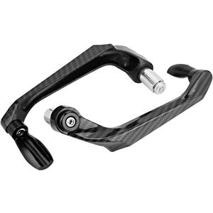 Aramox Universal 7/8" Motorcycle Hand Guards, Aluminum Alloy Handlebar Brake & Clutch Protector for Dirt Bike, ATV, Pit Bike, CRF KLX KX (Black)
