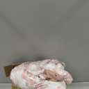 Queen Comforter Set -7 Pieces Pink Floral Comforter Set for All Seasons, Bed in a Bag Queen with Botanical Flowers Comforter, Sheets, Pillowcases & Shams (Rose)