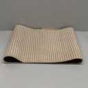 Kitchen Rugs Mat Non Slip Washable, Super Absorbent Kitchen Mats for Floor, Rubber Backing Soft Braided Standing Floor Mats Sink Mat Runner Rug, Easy to Clean and Maintain, Brown 17"x30"