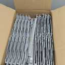 20Pcs Garden Edging Border, 21Ft Marbled Design Garden Landscape Edging Borders with 20 Pcs Stakes, Plastic Garden Fence Lawn Edging Border for Flower Bed, Yard, Patio, and Pathway Landscaping